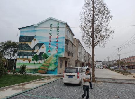 梁河墙绘的制作流程